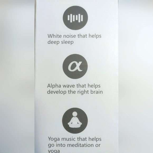 GuideWell White Noise Sleep Machine, Bluetooth Compatible - Picture 5 of 5